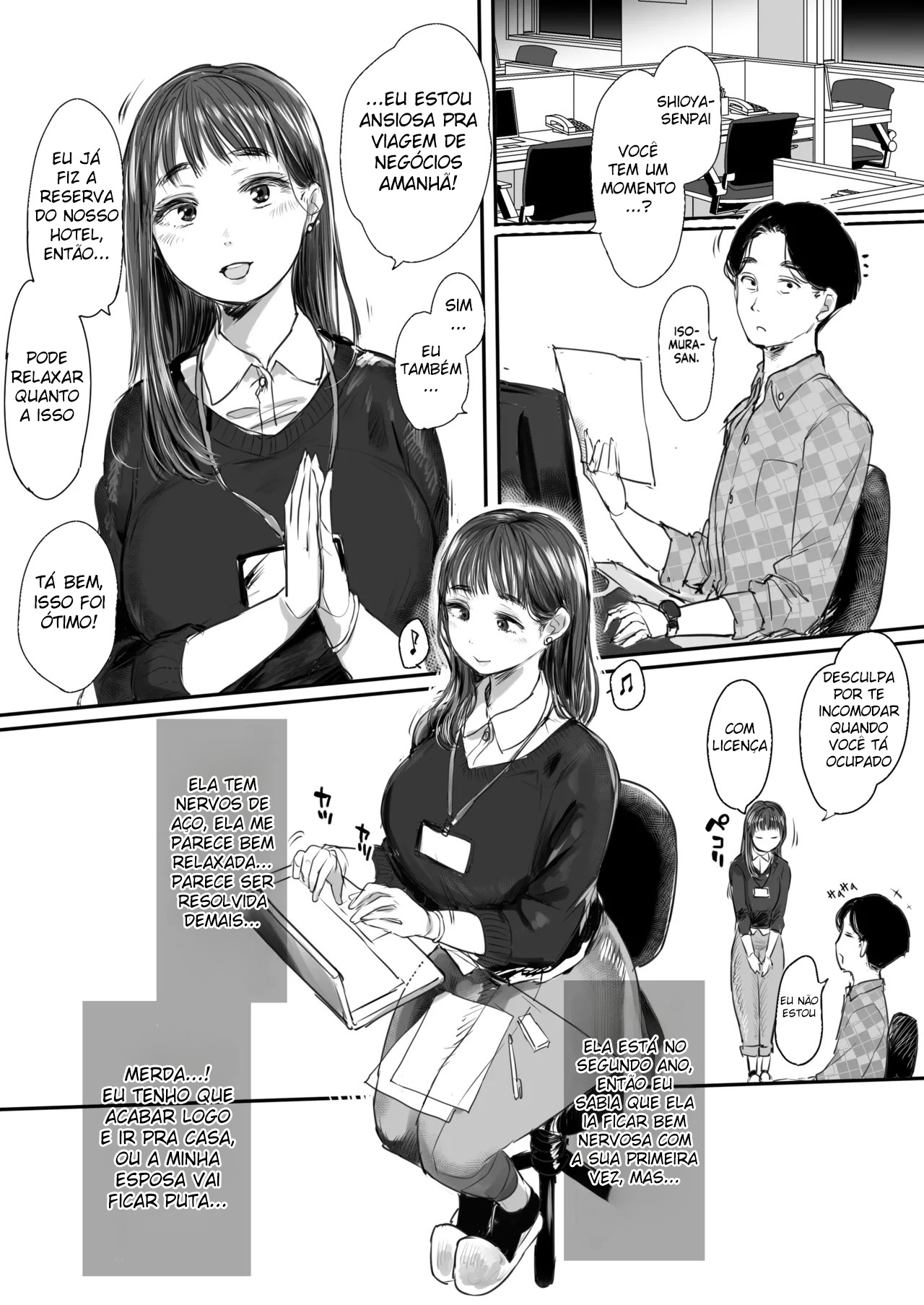 Shucchou, Kouhai to Aibeya. Yukishi Nure Hada ni Shiboritsukusareta Yoru - Foto 2