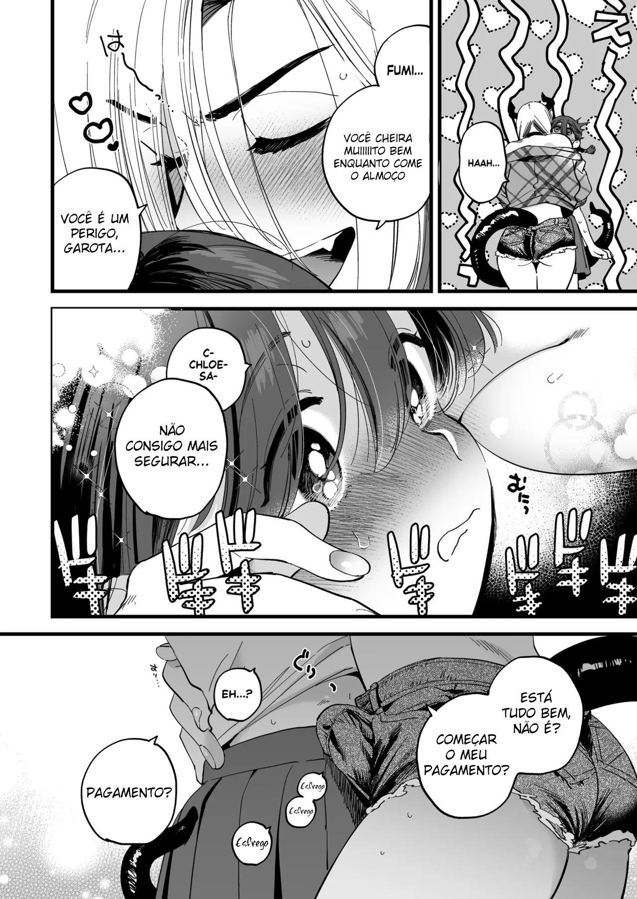 Futanari Akuma-san to Hiruyasumi ~Appli de Shoukan shitara Oishiku Itadakarechaimashita~ - Foto 8