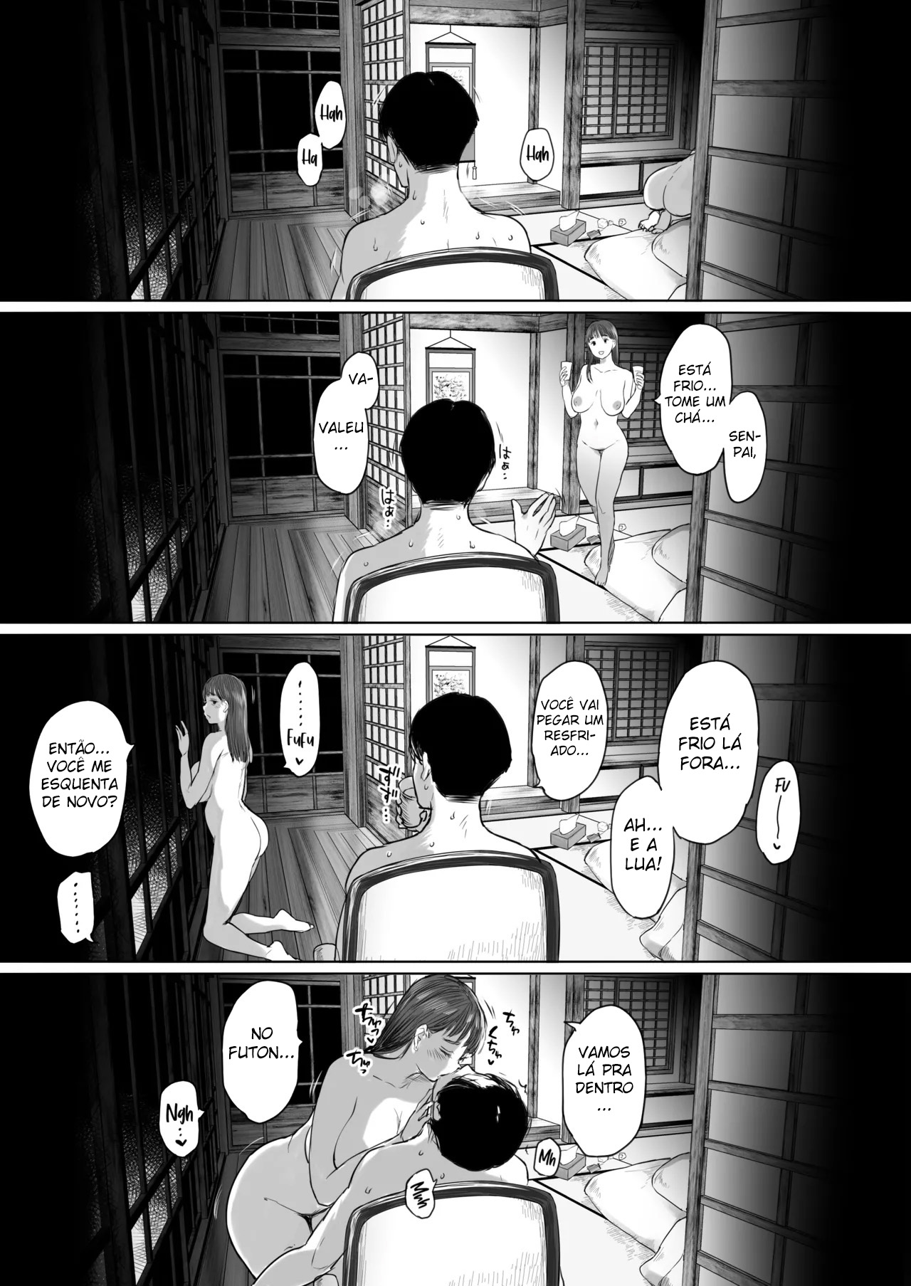 Shucchou, Kouhai to Aibeya. Yukishi Nure Hada ni Shiboritsukusareta Yoru - Foto 63