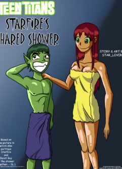 Starfire's Shared Shower