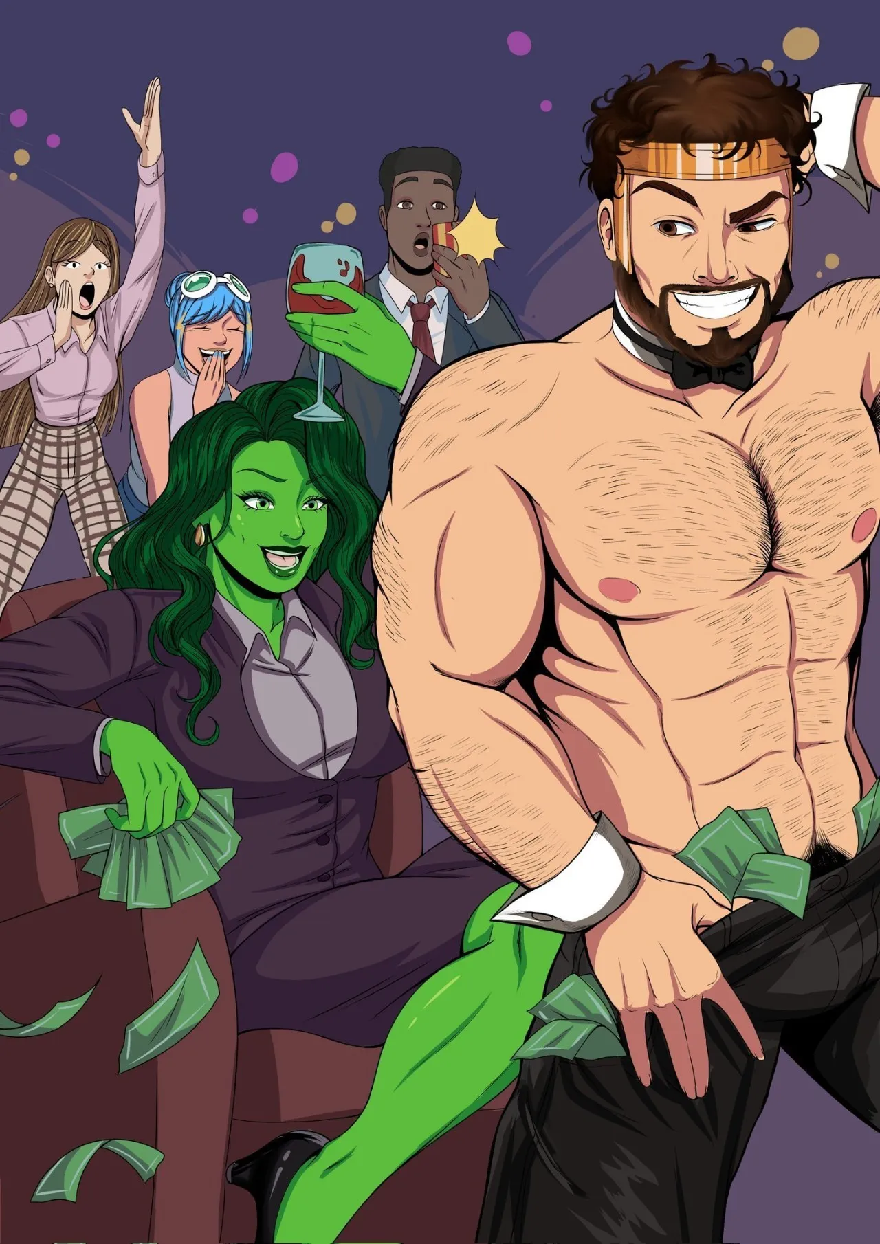 She-Hulk And Hunkules - Foto 2