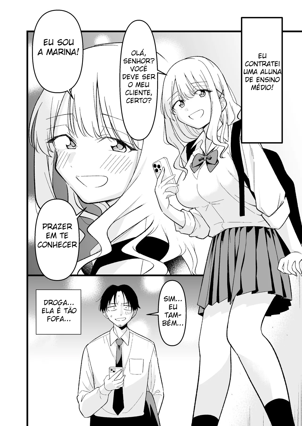 Shinitagari Shachiku datta Ore wa Hikari no Papakatsu Gal ni Ikasareru - Foto 3