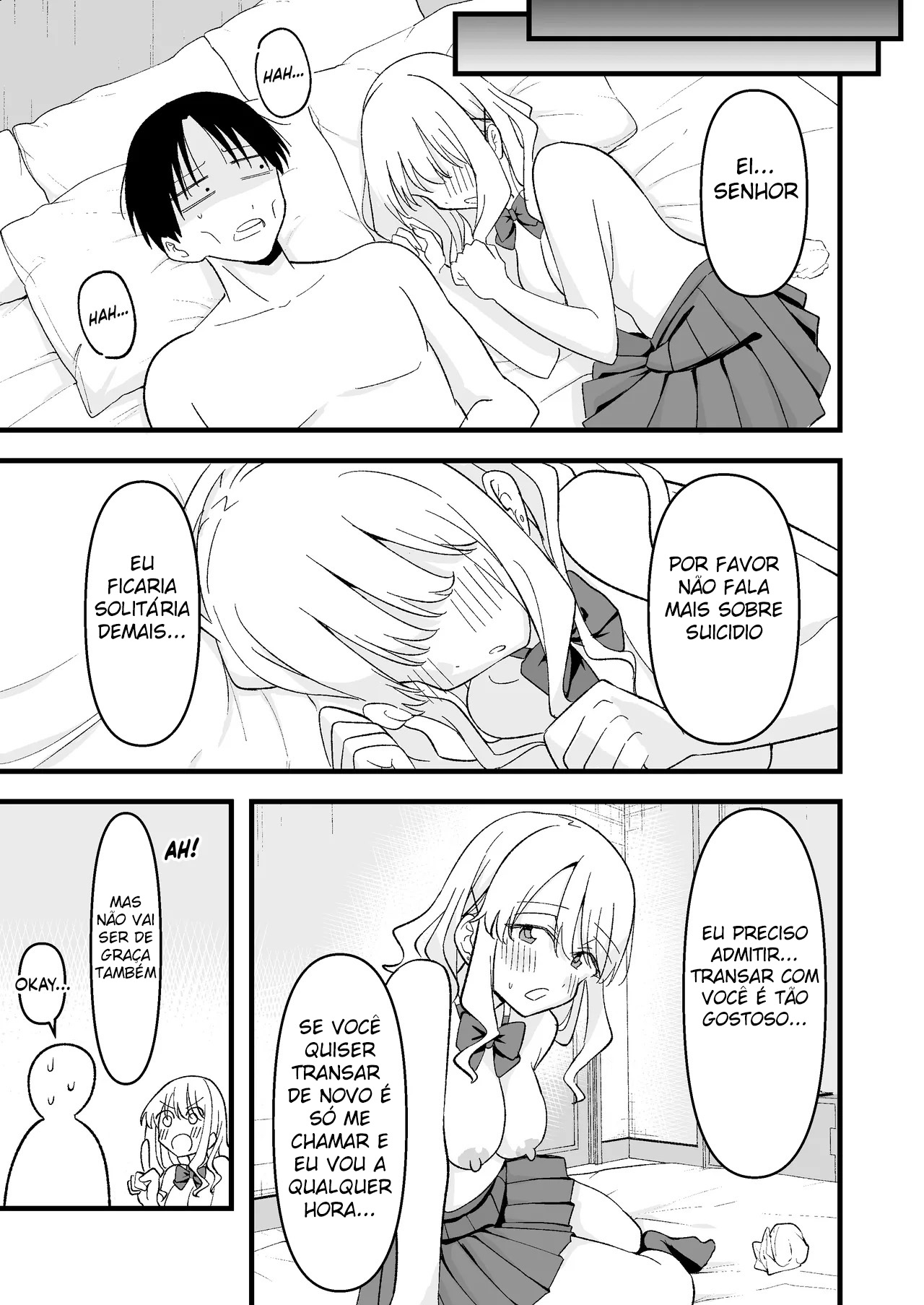 Shinitagari Shachiku datta Ore wa Hikari no Papakatsu Gal ni Ikasareru - Foto 42