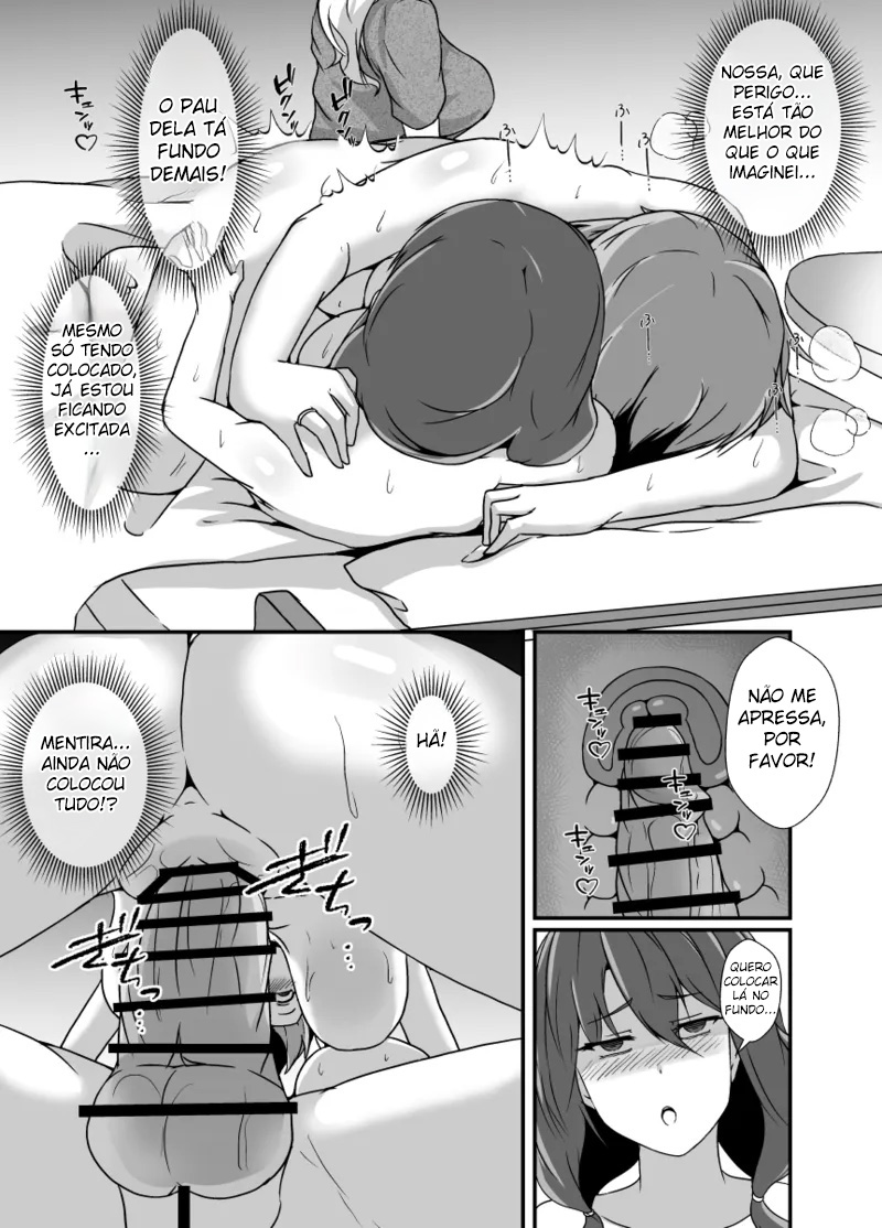 Musume ga Futanari Zetsurin nanode Mamatomo ni Seishori o Tetsudatte Morau - Foto 20