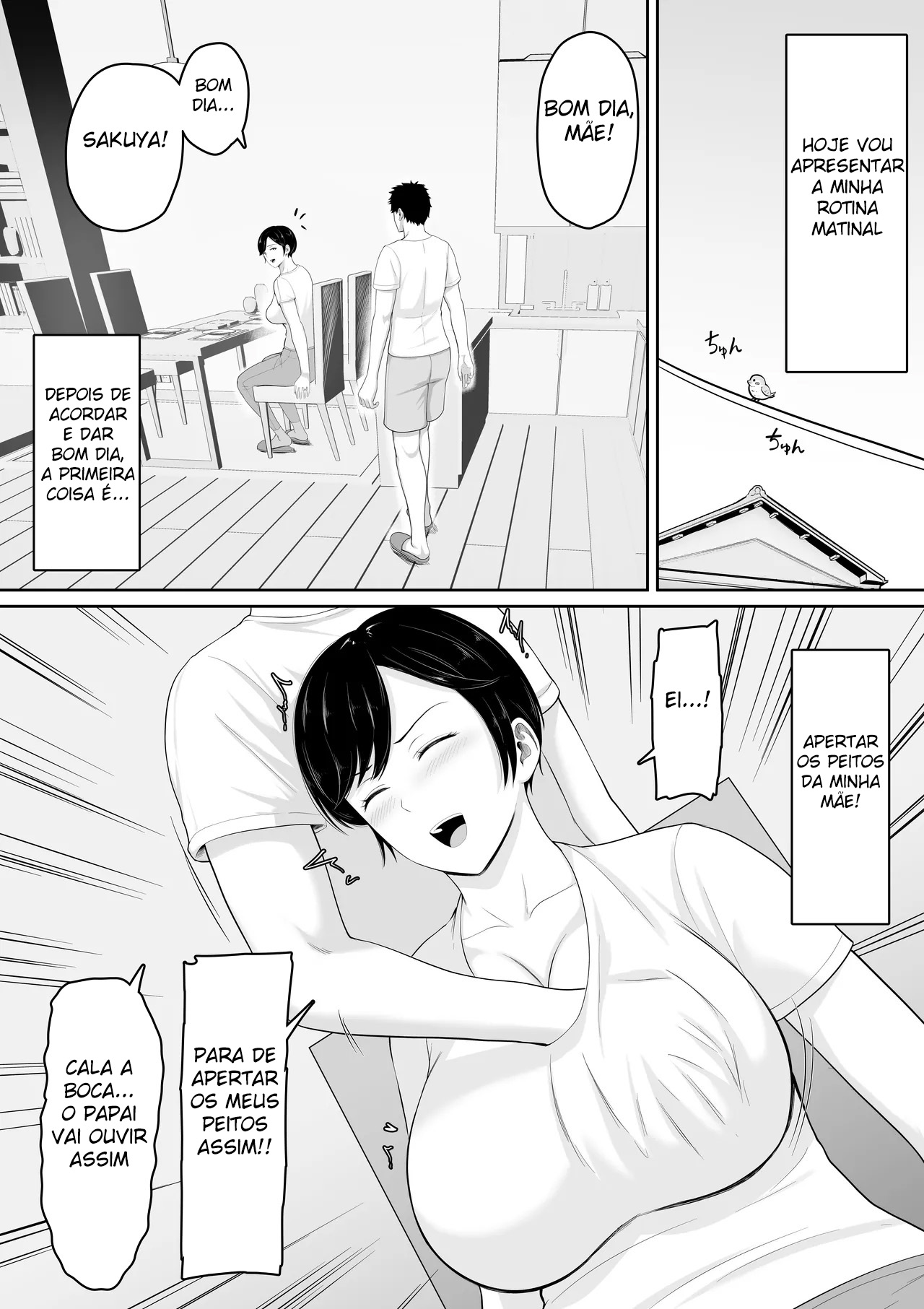 Sexless no Kyonyuu Haha ni Nori de Kisaseta Mizugi ga Erosugita node Chichi no Kawari ni Chinpo Iretara Mainichi Nori de Nakadashi Sasetekureru You ni Natta Hanashi - Foto 3