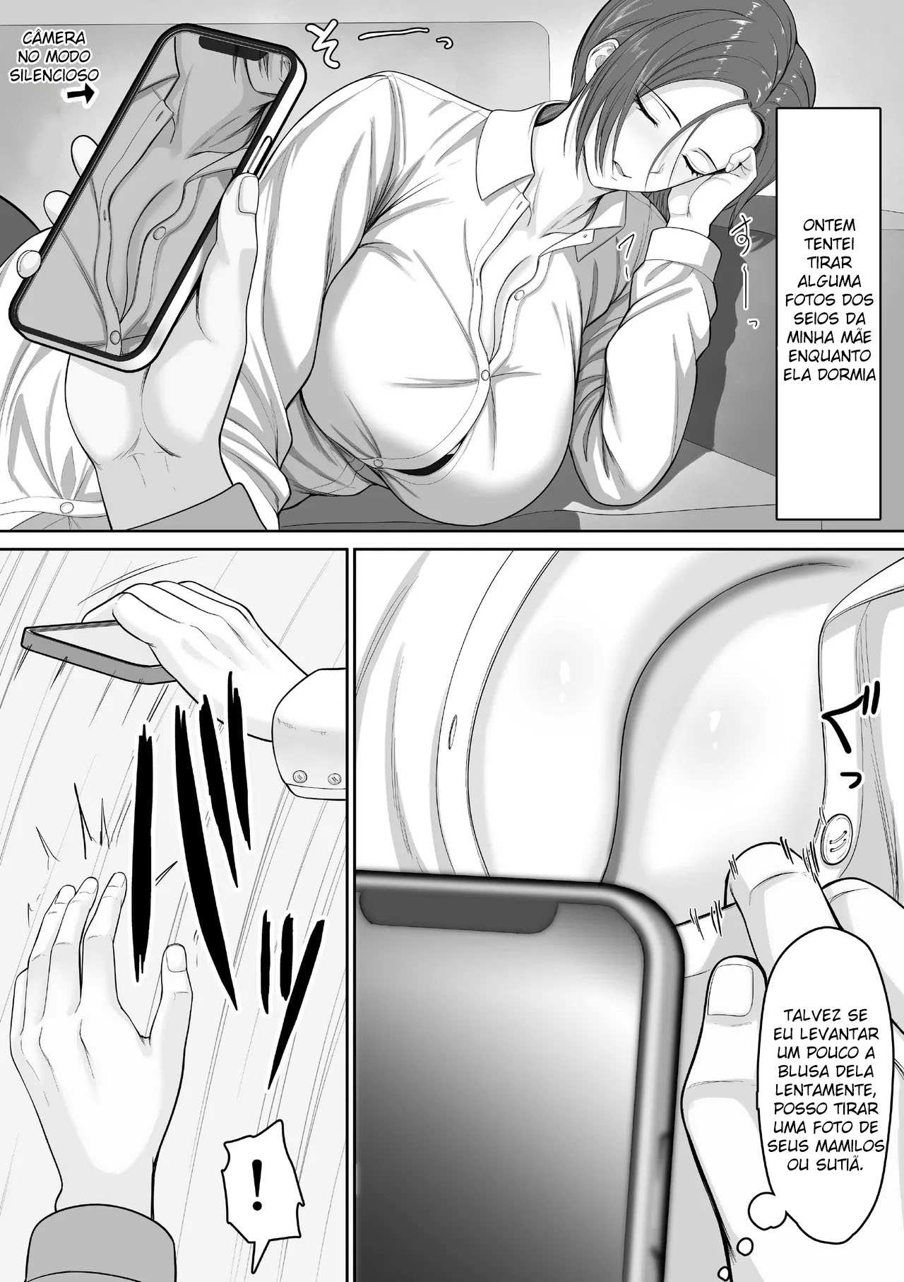 Bakunyuu dakedo Majime na Junsa Buchou Okaa-san ga Ore no Chinpo o Chitsu Koki de Nuite Kureru Hanashi - Foto 4