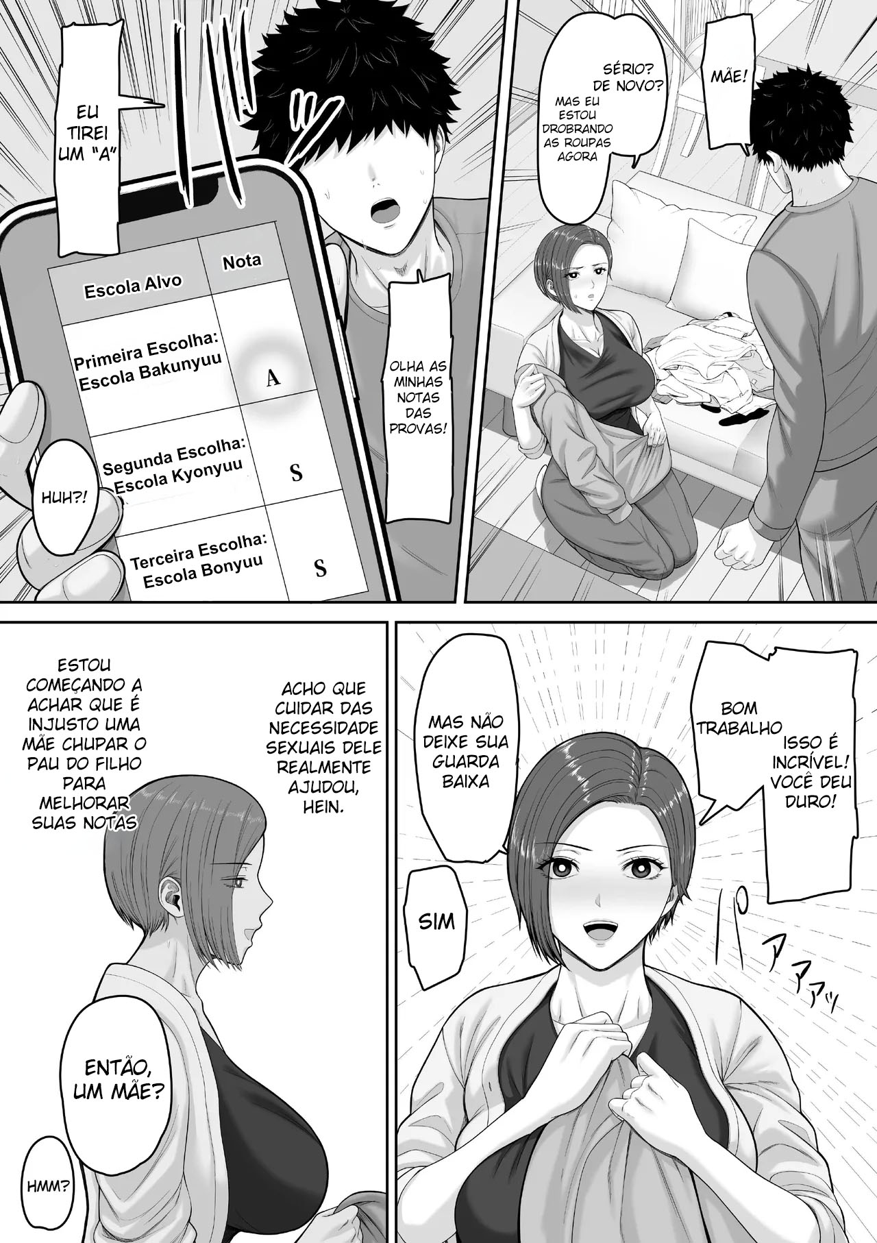 Bakunyuu dakedo Majime na Junsa Buchou Okaa-san ga Ore no Chinpo o Chitsu Koki de Nuite Kureru Hanashi - Foto 21