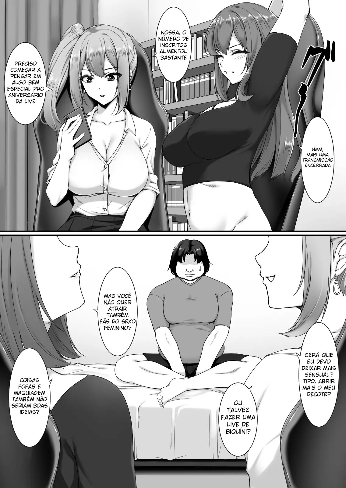 Ninki Kyonyuu Gal Haishinsha ga Motenai Otaku no Heya ni Kuru Riyuu - Foto 3