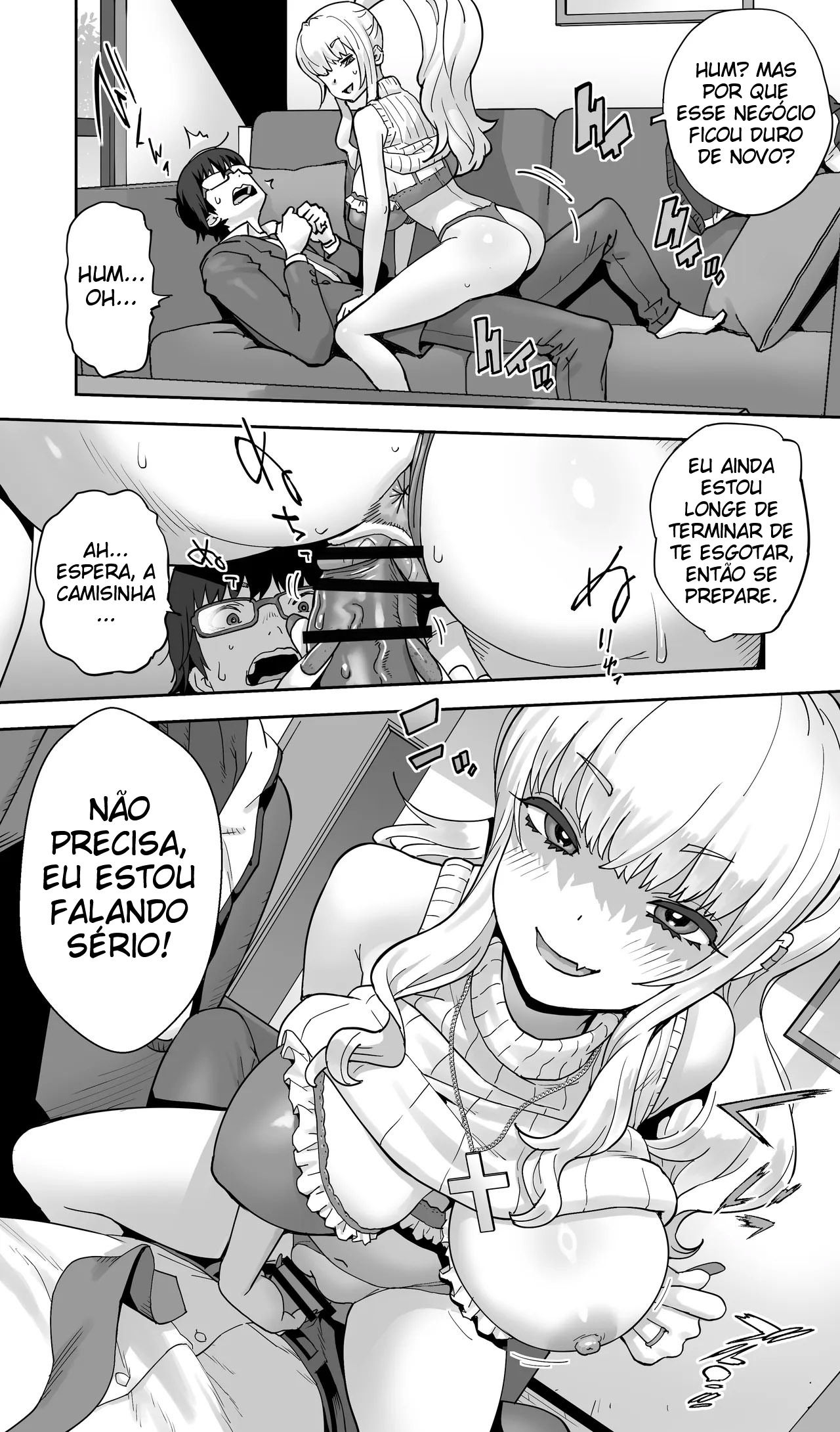 Uma Gyaru da Minha Terra Natal Que Estudou Comigo Agora Está Casada e Sendo Engravidada Sem Camisinha - Foto 20