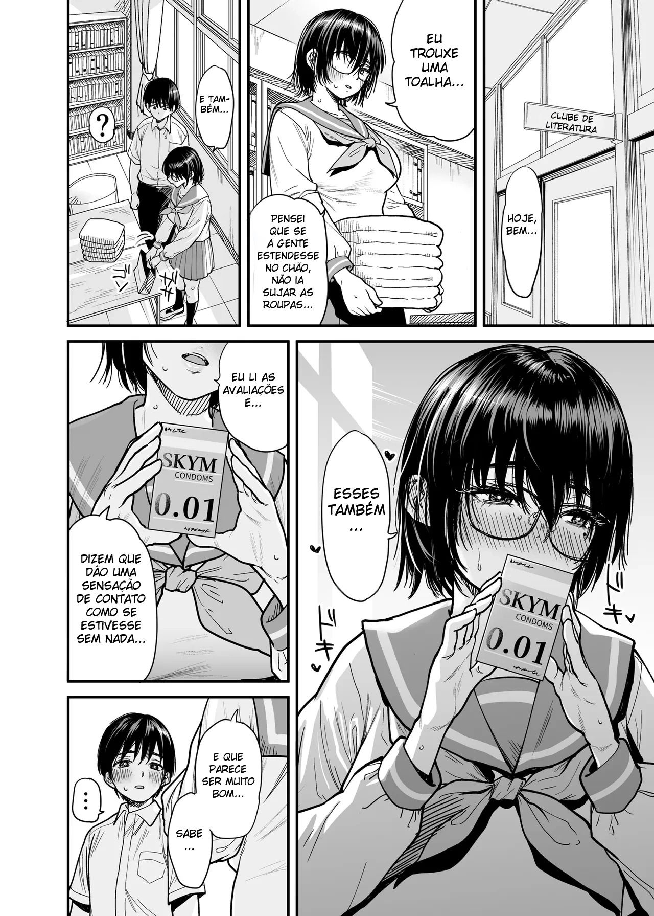 Transformando a Sala do Clube de Literatura Em Um Quarto de Sexo Com a Hamura-san, Que é Suada e Tarada Em Segredo - Foto 23