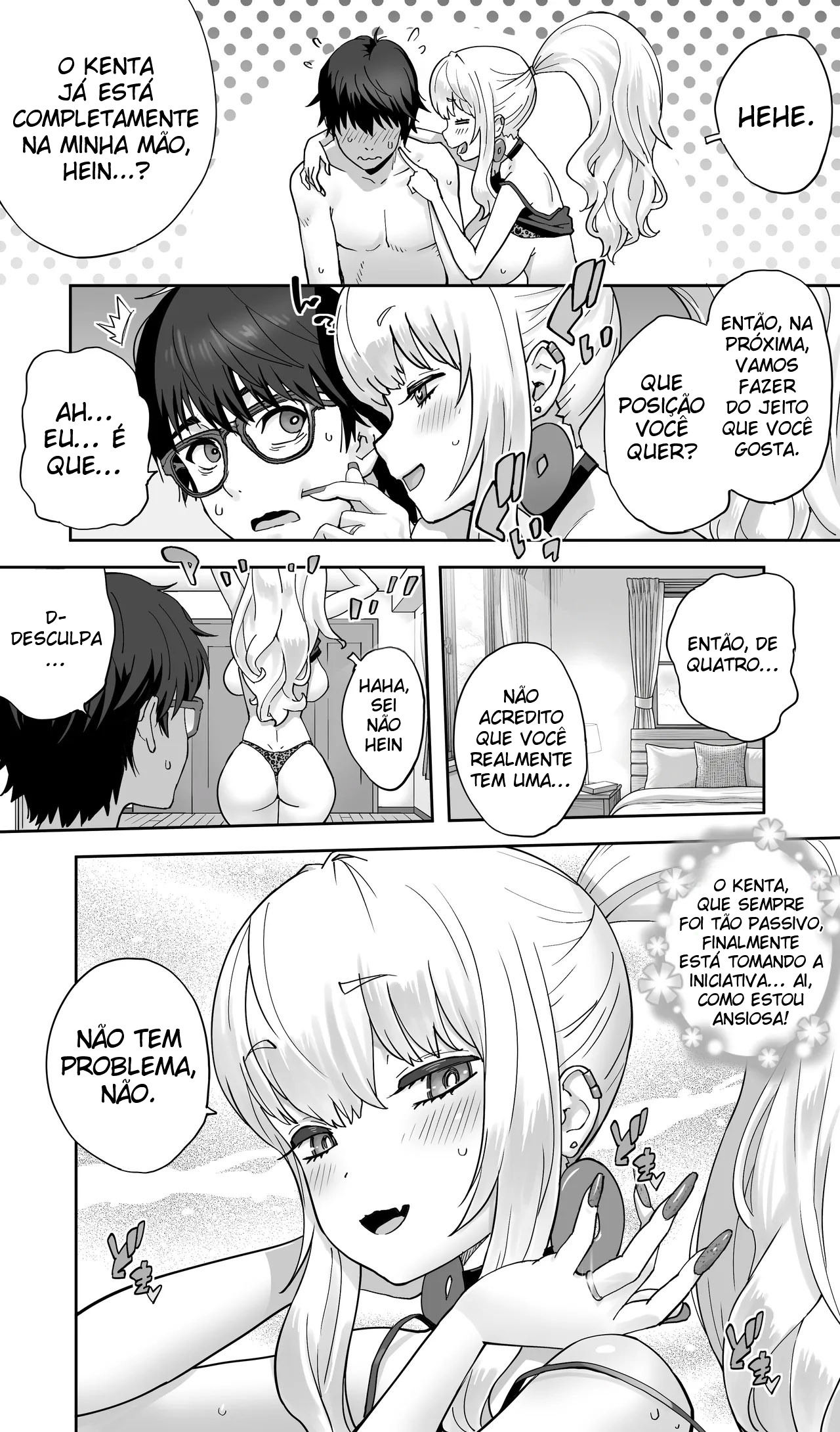 Uma Gyaru da Minha Terra Natal Que Estudou Comigo Agora Está Casada e Sendo Engravidada Sem Camisinha - Foto 37