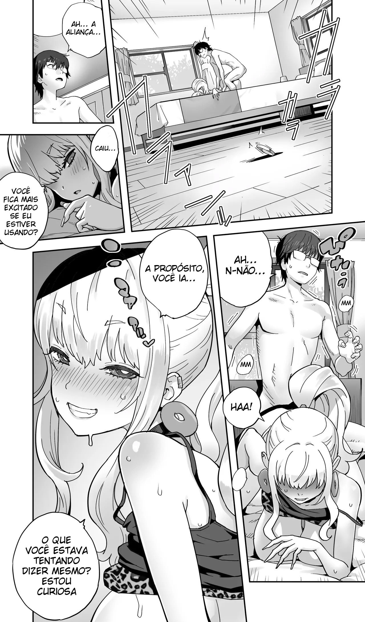 Uma Gyaru da Minha Terra Natal Que Estudou Comigo Agora Está Casada e Sendo Engravidada Sem Camisinha - Foto 43