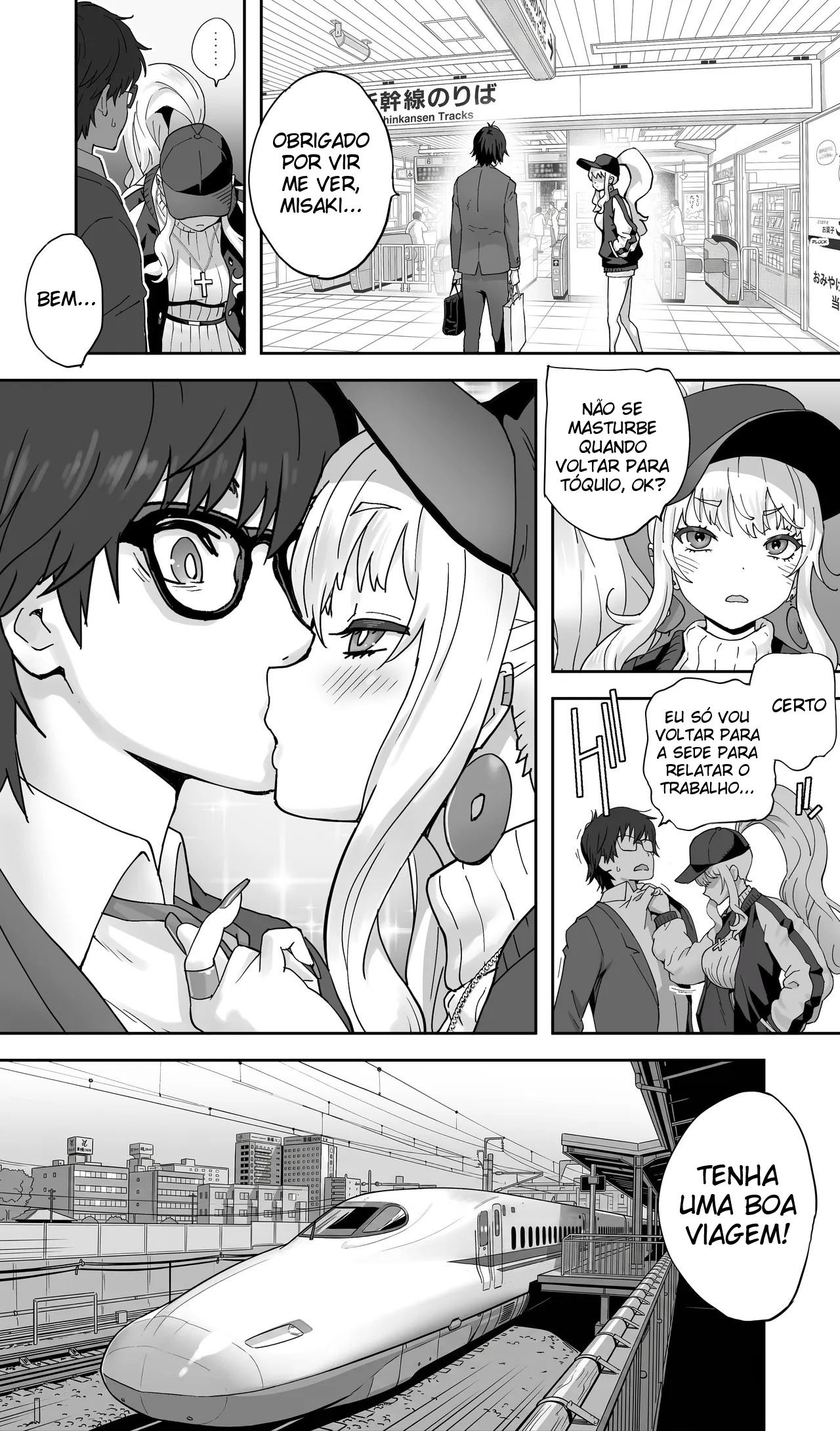Uma Gyaru da Minha Terra Natal Que Estudou Comigo Agora Está Casada e Sendo Engravidada Sem Camisinha - Foto 68